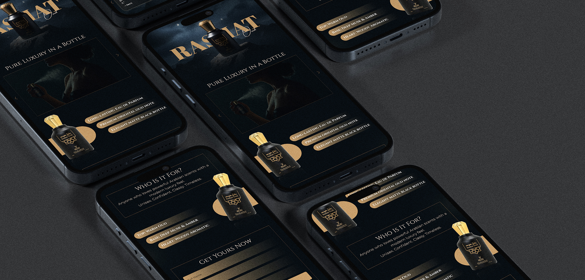 Rashat Oud Landing Page